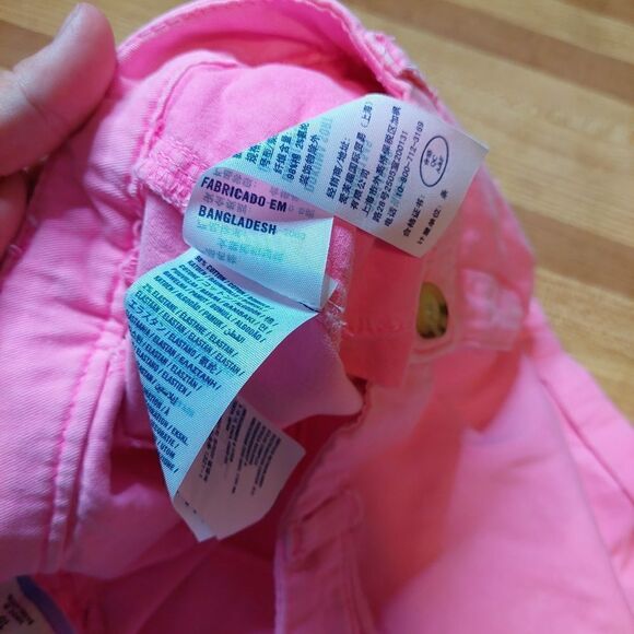 Kids Girls Abercrombie Pink Jean Shorts - Picture 10 of 10